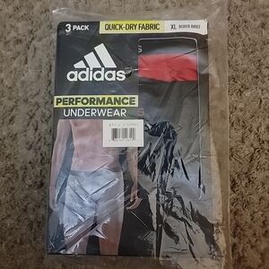 ADIDAS PERFORMANCE QUICK-DRY FABRIC BOXER BRIEFS 3 PAIRS 5152355D Sz XL 40-42